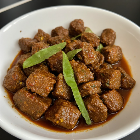 Kerala Beef Fry (Beef Ularthiyathu)