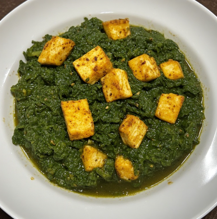 Palak Paneer (Punjab Spinach with Cheese)