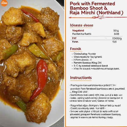 Pork with Fermented Bamboo Shoot & Raja Mirchi (Nagaland)