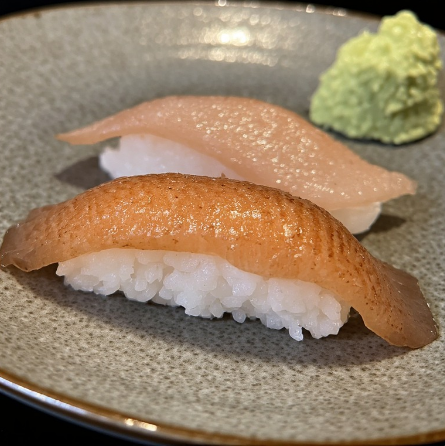 Nigiri Sushi with Kohada (Gizzard Shad Nigiri)