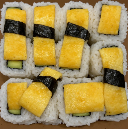 Nigiri Sushi with Tamago (Egg Omelet Nigiri)