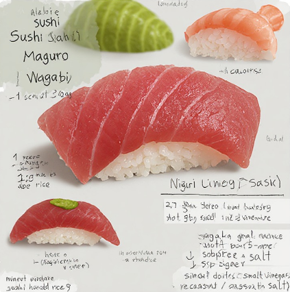 Nigiri Sushi with Maguro (Tuna Nigiri)