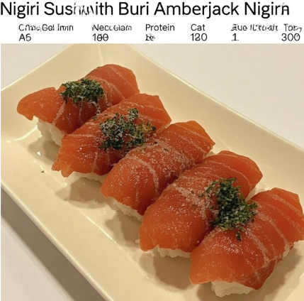 Nigiri Sushi with Buri (Amberjack Nigiri)