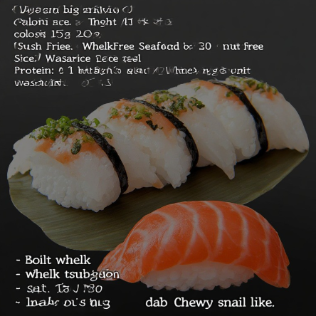 Nigiri Sushi with Tsubugai (Whelk Nigiri)