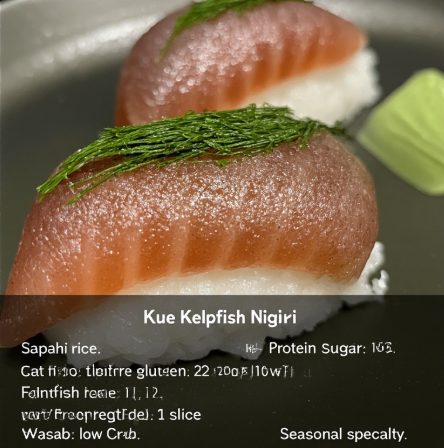 Nigiri Sushi with Kue (Kelpfish Nigiri)