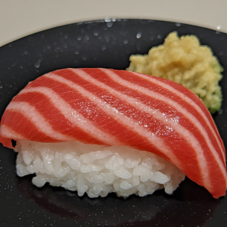 Nigiri Sushi with Basashi (Horse Sashimi Nigiri)
