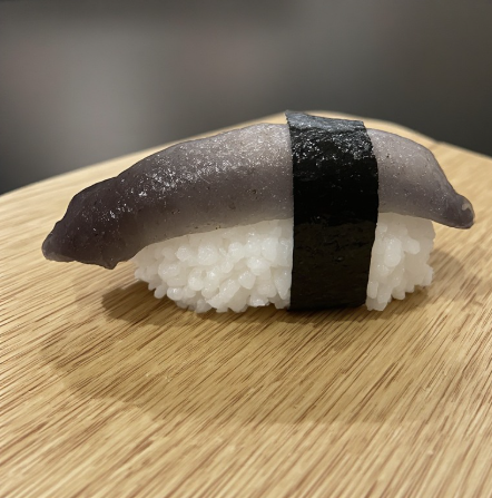 Nigiri Sushi with Nodoguro (Blackthroat Seaperch Nigiri)