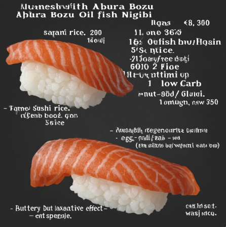Nigiri Sushi with Abura Bozu (Oilfish Nigiri)