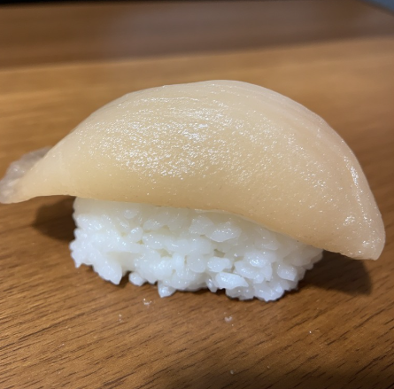Nigiri Sushi with Akagarei (Righteye Flounder Nigiri)