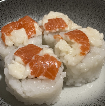 Nigiri Sushi with Kani (Crab Nigiri)