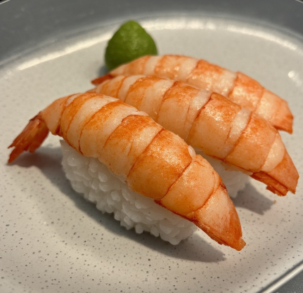 Nigiri Sushi with Kuruma Ebi (Tiger Prawn Nigiri)