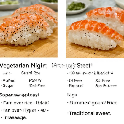 Vegetarian Nigiri - Kanpyo