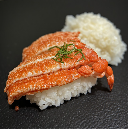 Nigiri Sushi with Zuwaigani (Snow Crab)