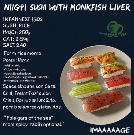 Nigiri Sushi with Ankimo (Monkfish Liver)