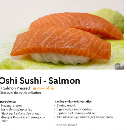 Oshi Sushi - Salmon Pressed