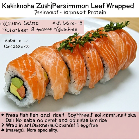 Kakinoha Zushi (Persimmon Leaf Wrapped)