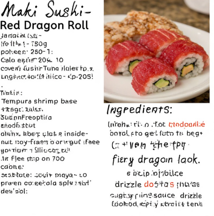 Maki Sushi - Red Dragon Roll