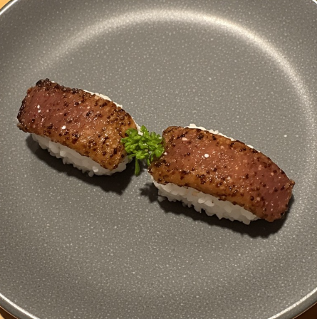 Nigiri Sushi with Foie Gras