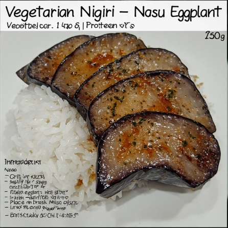 Vegetarian Nigiri - Nasu (Eggplant)