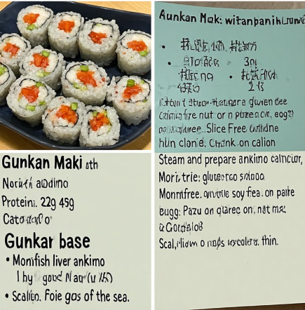 Gunkan Maki with Ankimo (Monkfish Liver)