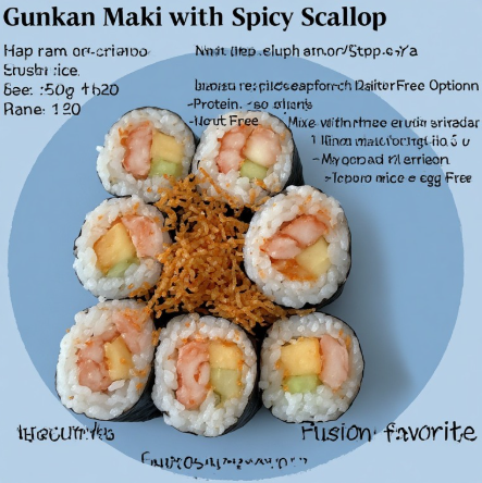 Gunkan Maki with Spicy Scallop
