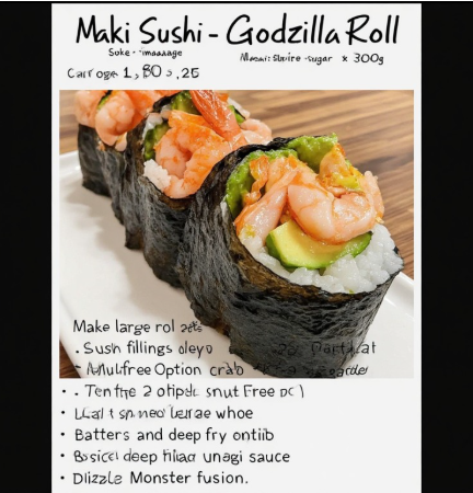 Maki Sushi - Godzilla Roll