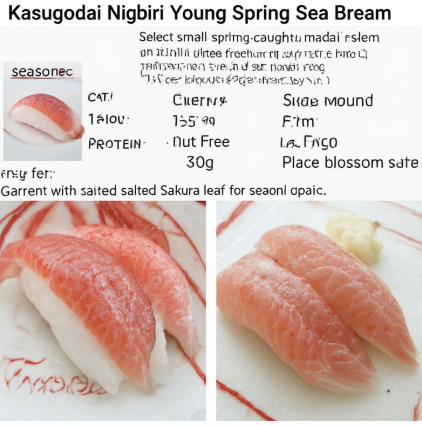 Kasugodai Nigiri (Young Spring Sea Bream)