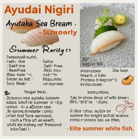 Ayudai Nigiri (Ayutaka Sea Bream - Summer Rarity)