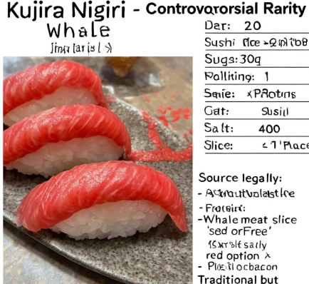 Kujira Nigiri (Whale - Controversial Rarity)