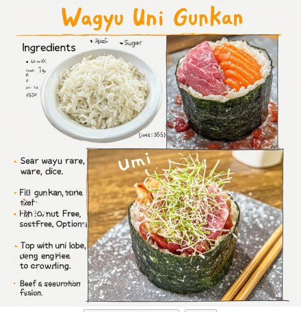 Wagyu Uni Gunkan