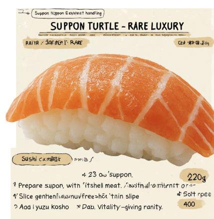 Suppon Nigiri (Softshell Turtle - Rare Luxury)