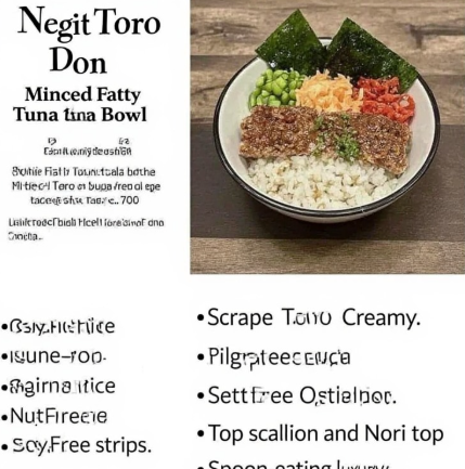 Negitoro Don (Minced Fatty Tuna Bowl)