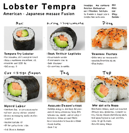 Lobster Tempura Roll (American-Japanese Fusion)