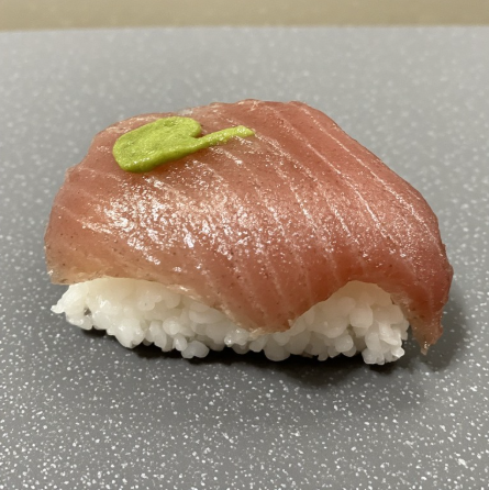 Nigiri Sushi with Hokkigai (Surf Clam Nigiri)