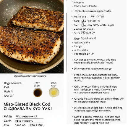 Miso-Glazed Black Cod (Gindara Saikyo-yaki)