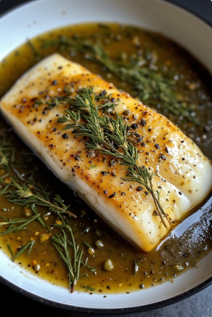 Þorskur með einiber (Cod with Juniper)