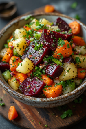 Íslenskt grænmetissalat (Icelandic Mixed Veggie Salad)