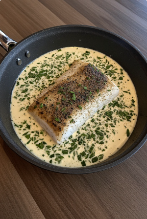 Bleikja með rjóma (Arctic Char with Cream)