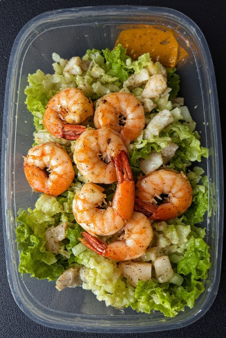 Rækju- og fiskisalat (Prawn and Fish Salad)