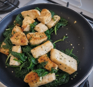 Þorskur og spínat (Cod and Spinach)
