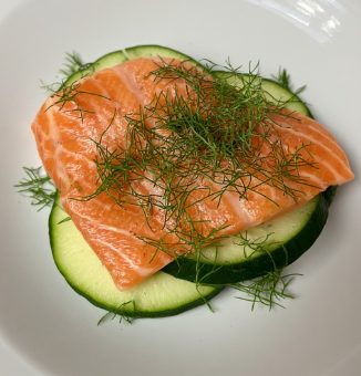 Lax og gúrka (Salmon and Cucumber)