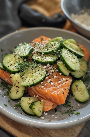 Lax með gúrku (Salmon with Cucumber)