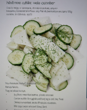Ýsa með gúrku (Haddock with Cucumber)