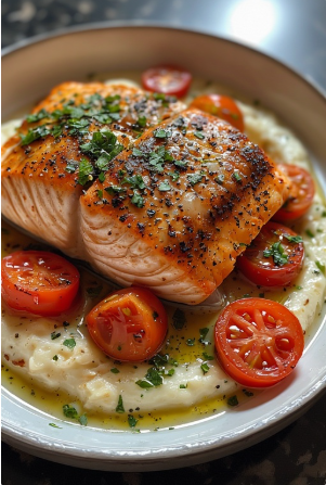 Lax með tómat (Salmon with Tomato)