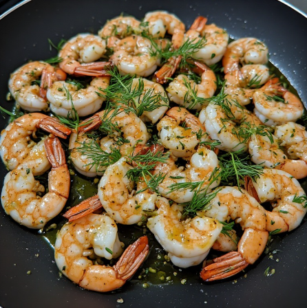 Rækjur í dilli (Prawns in Dill)