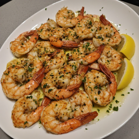 Grillaðar rækjur (Grilled Prawns)