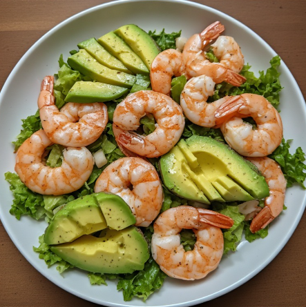 Rækju- og avókadósalat (Prawn and Avocado Salad)