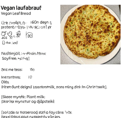 Vegan laufabrauð (Vegan Leaf Bread)