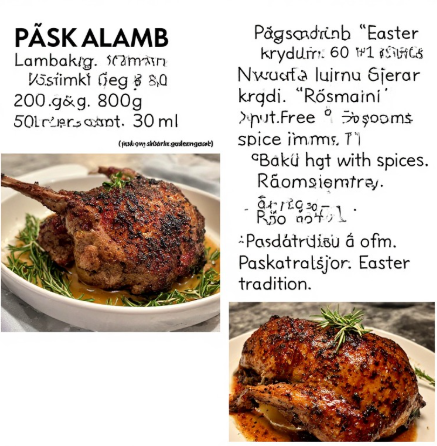 Páskalamb (Easter Roast Lamb)