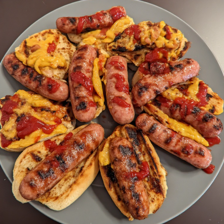 Grillaðar pylsur (Grilled Sausages)